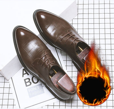 Zapatos de Cuero Casual Estilo Coreano con Altura Aumentada para Hombre - Image 15