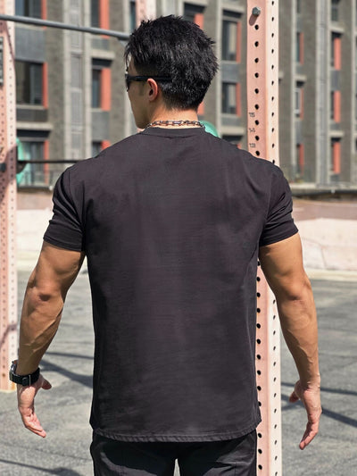 Camiseta Deportiva Suelta de Algodón para Hombre - Image 24