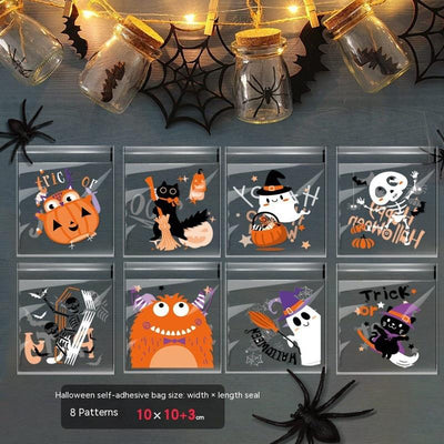 Bolsas Autoadhesivas para Snacks con Diseños de Halloween - Image 11