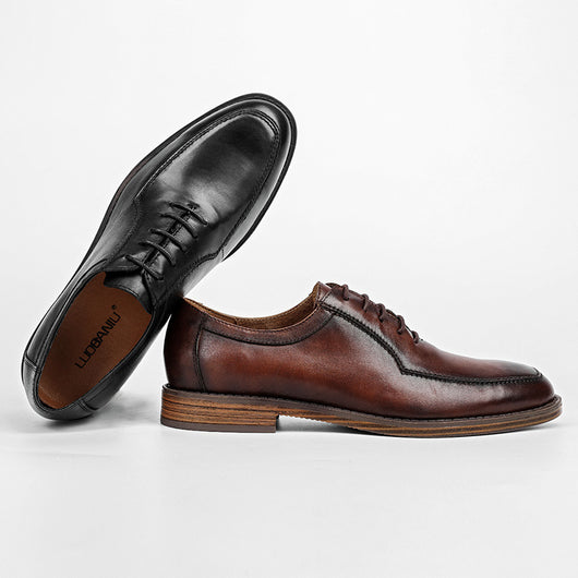 Zapatos de Vestir Ejecutivos Estilo Británico Clásico Pulido - Image 6