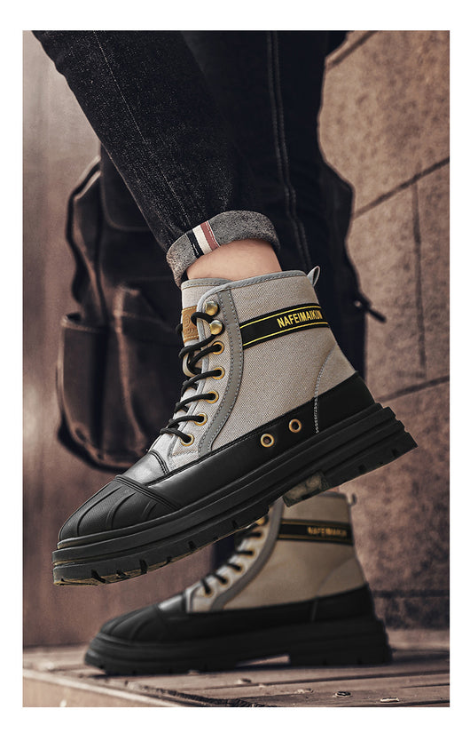 Botas Martin Altas Estilo Británico para Hombre - Image 14