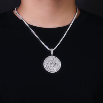 Collar Estrella de Nieve Plata - Colgante con Moissanita S925 y Baño de Platino - Image 6