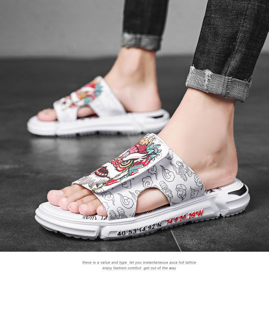 Sandalias y Pantuflas Deportivas para Hombre con Suela Gruesa - Image 11