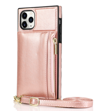 Cartera Cruzada Multifuncional con Compartimentos para Monedas, Tarjetas y Teléfono - Image 8