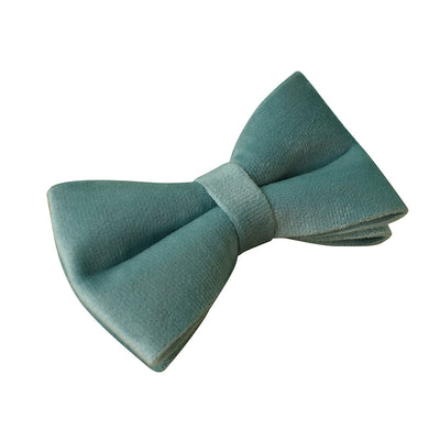 Collar de Perro Franela Verde Lago con Herraje Dorado - Image 14