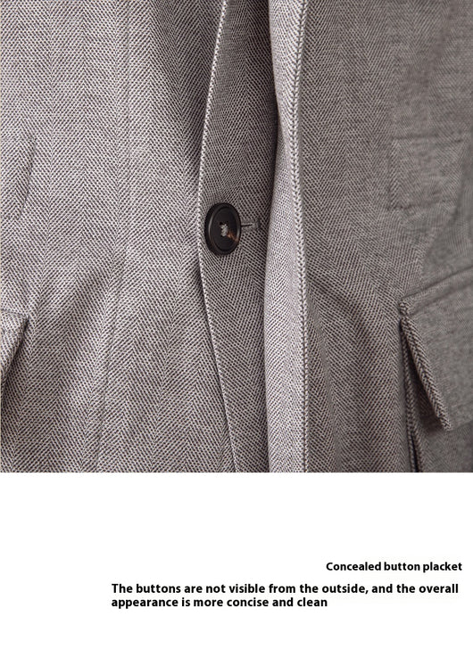 Chaqueta Casual Retro Espiga Transpirable - Image 13
