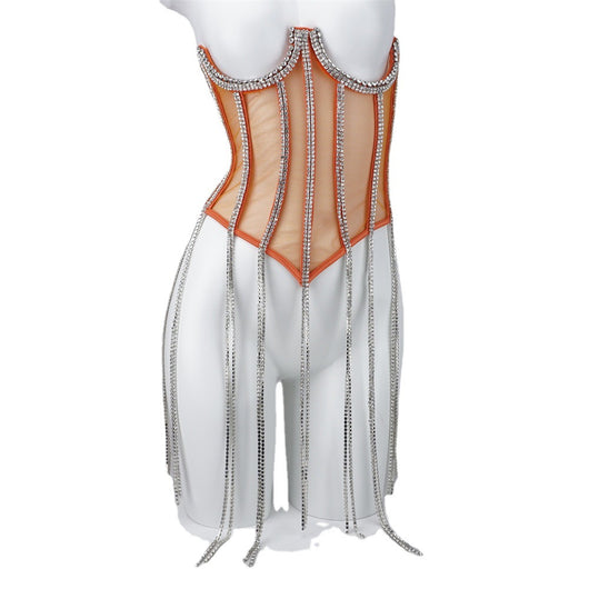 Chaleco Transparente con Encaje y Strass para Mujer - Prenda Exterior Atrevida - Image 8