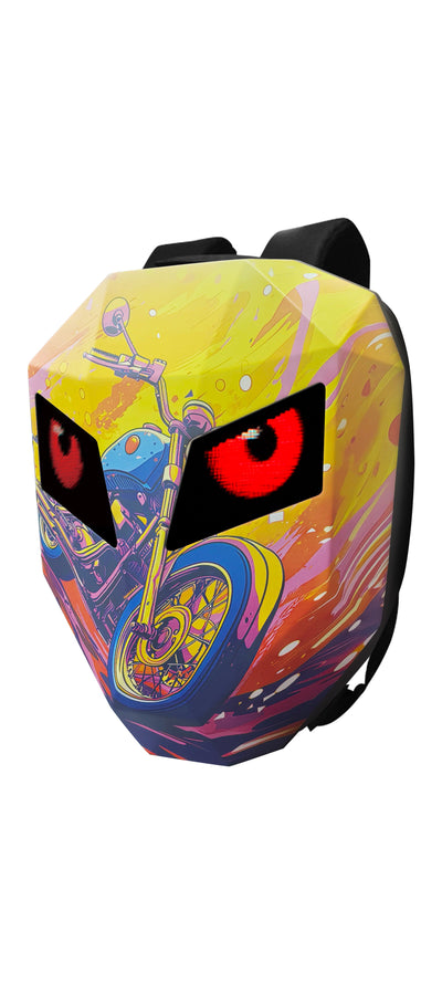 Casco Moto LED Personalizable Impermeable con Patrón Luminoso - Image 8
