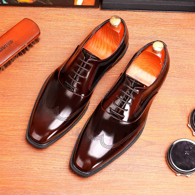 Zapatos de Cuero Británicos para Hombre - Elegancia Formal y Casual - Image 15