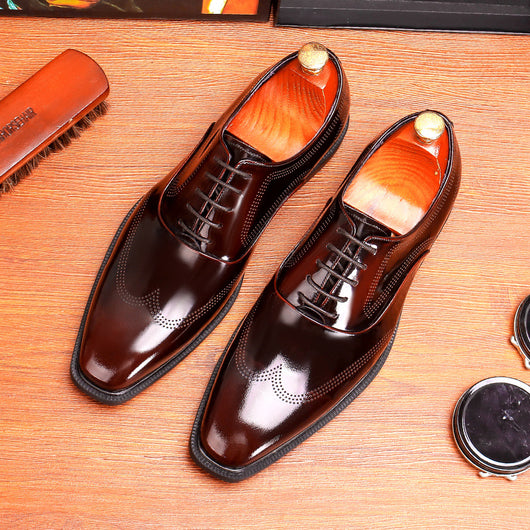 Zapatos de Cuero Británicos para Hombre - Elegancia Formal y Casual - Image 15
