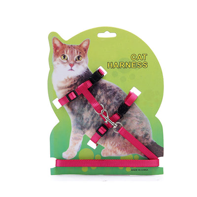 Arnés de Gato en Forma de I - Color Sólido para Pecho y Espalda - Image 3