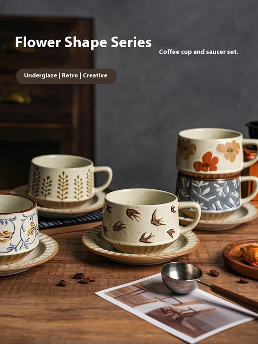 Taza de Café Stoneware Retro Diseño Lujo Contemporáneo - Image 15