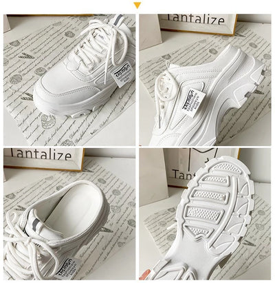Zapatos de Tacón Bajo Arrastrable sin Talón para Mujer - Diseño Coordinado - Image 9