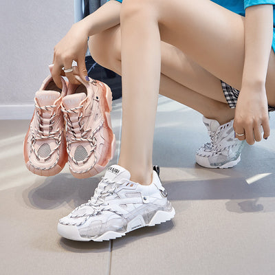 Zapatillas Deportivas Mujer Estilo Daddy Shoes con Suela Gruesa y Malla Transpirable - Image 3