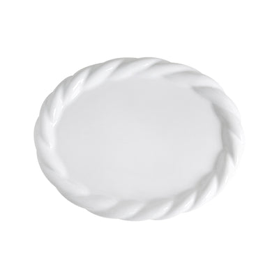 Plato de Cena Cerámica Minimalista - Diseño Clásico Blanco - Image 4