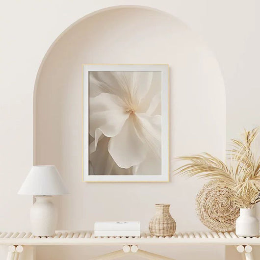 Cuadro Decorativo Floral Blanco para Sala y Dormitorio - Image 4