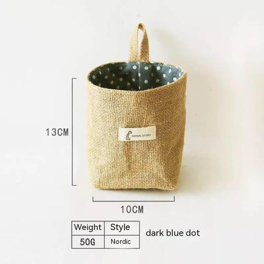 Bolsa de Almacenamiento de Yute para Baño y Escritorio - Image 5
