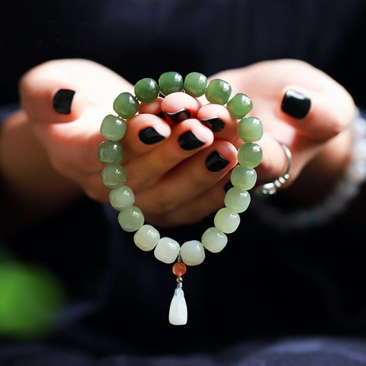 Pulsera Ornamental de Jade Loto - Image 8
