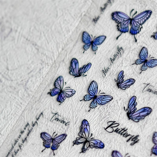 Stickers de Uñas 5D con Mariposas en Relieve - Adhesivos Impermeables y Duraderos - Image 23