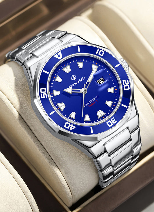 Reloj de Cuadrante Grande para Hombre - Estilo Empresarial con Movimiento de Cuarzo - Image 20