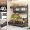 Black 2-Tier 40 cm