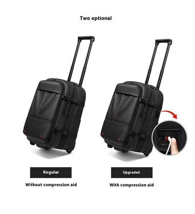 Mochila Trolley Expandible de Gran Capacidad para Viajes de Negocios - Image 31