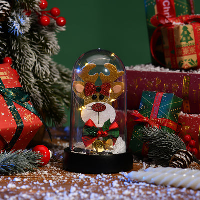 Árbol de Navidad LED con Pantalla de Cristal y Flores Decorativas - Image 25