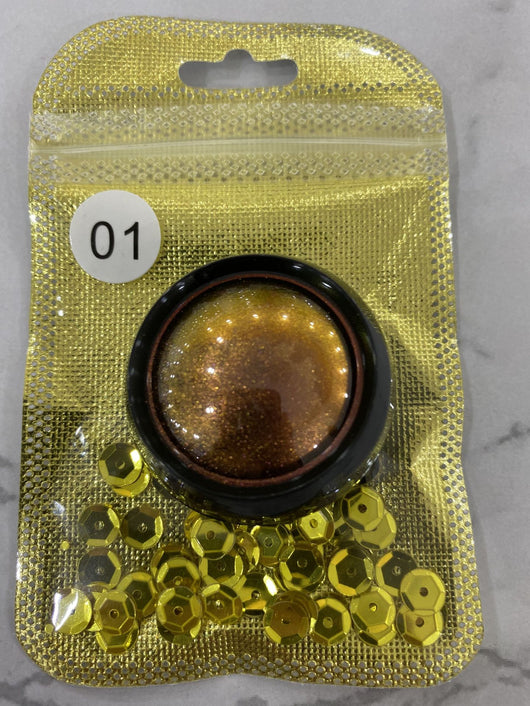 Sombra de Ojos Camaleón con Brillo Diamantado y Efecto Luz Cambiante - Image 30