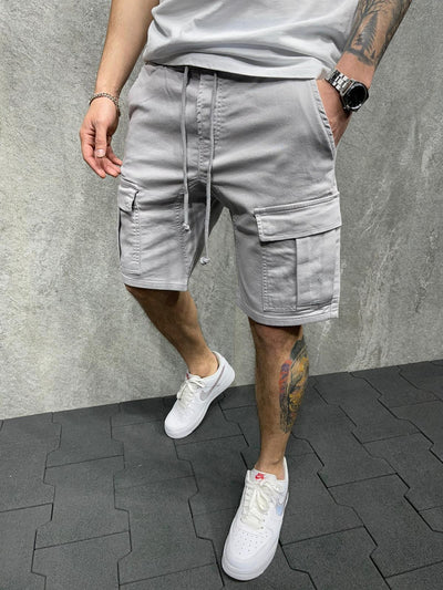 Pantalones Cortos Cargo Multibolsillos para Hombre - Ideal para Actividades al Aire Libre - Image 11