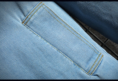 Abrigo Tipo Trench Denim Hombre Largo Casual Suelto - Image 19