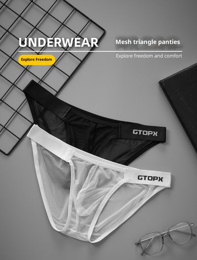 Braguitas Sensual Talle Bajo Transpirables con Diseño de Malla - Image 14