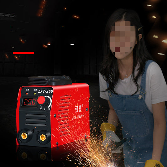 Soldadora Inverter Portátil 220V Grado Industrial Cobre DC Mini