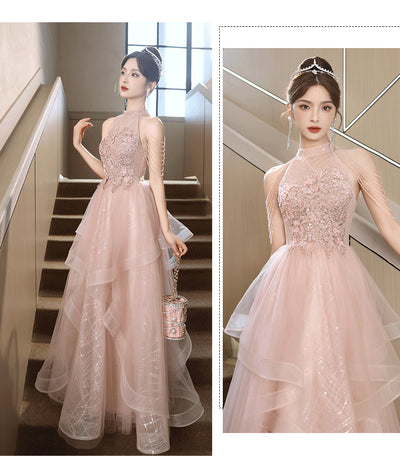Vestido de Noche Elegante Rosa para Mujer - Image 23