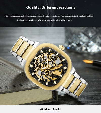 Reloj Automático Cuadrado Luminoso Impermeable para Hombre - Image 17