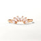 Can Be Combined With 925 Sterling Silver Plated Gold 3A White Zirconium Crown Ring Gold