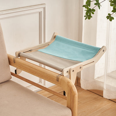 Cama Colgante para Gatos - Ventana y Balcón con Cristal y Madera - Image 3