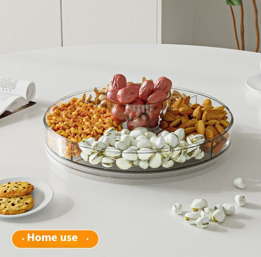 Bandeja Giratoria Refrigerada de 4 Compartimentos para Almacenamiento Multifuncional - Image 9