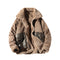 Chaqueta para Hombre con Forro de Lana y Cuello de Piel