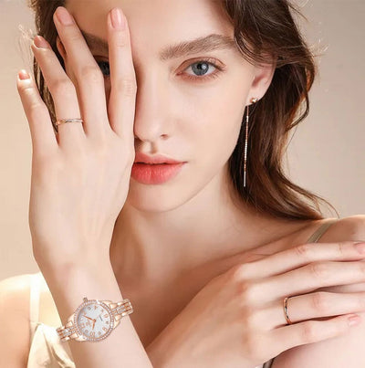 Reloj de Pulsera Impermeable para Mujer con Hebilla y Movimiento de Cuarzo - Image 12