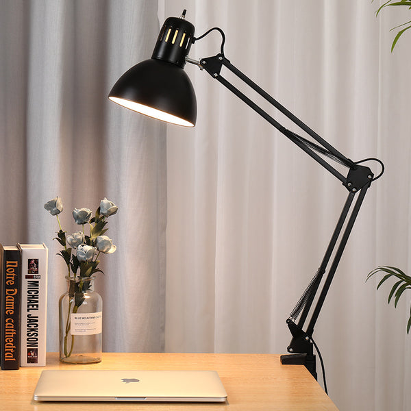 Lámpara LED Profesional de Escritorio con Brazo Extensible y Protección Ocular