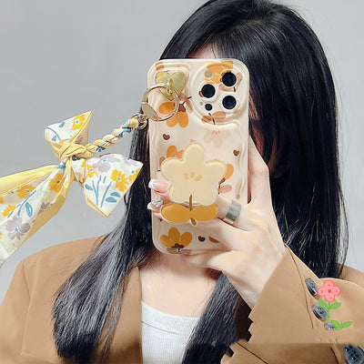 Funda para Celular Seda con Flores y Hojas Otoñales - Image 21