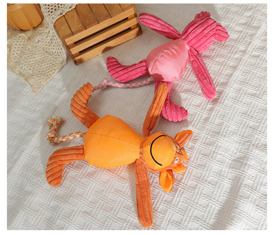 Juguetes de Peluche Sonoros para Perros - Animales de Granja Resistentes a Mordidas - Image 9