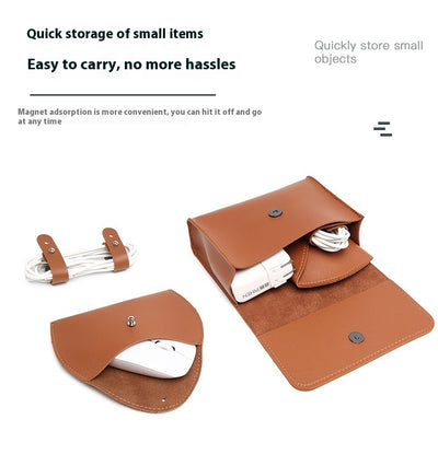 Bolsa Portafolios de Cuero con Cierre Seguro para Notebooks - Image 13