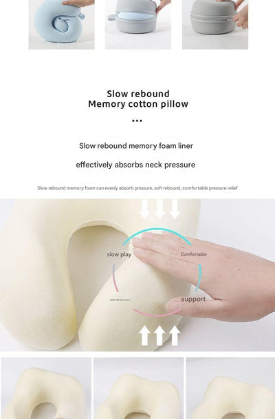 Almohada Cervical en Forma de U con Espuma Viscoelástica y Tecnología de Enfriamiento - Image 12