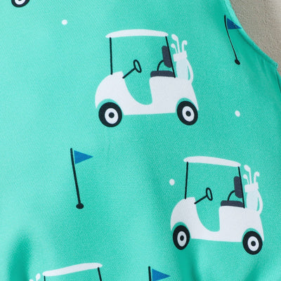 Jumpsuit Estampado para Bebé Niña sin Mangas con Tirantes - Image 8