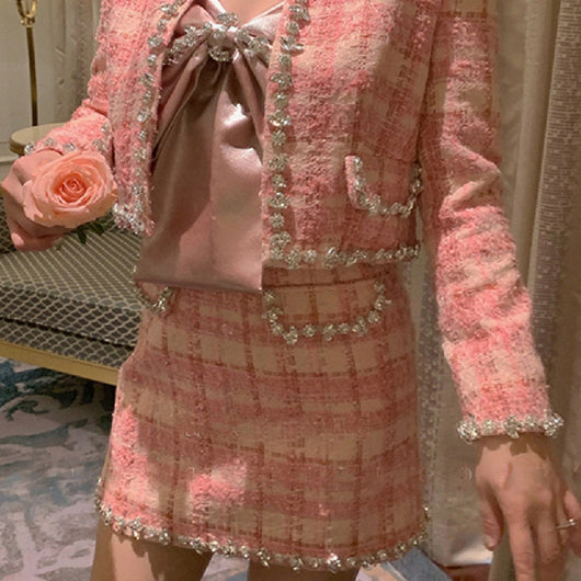 Conjunto Falda y Chaqueta Elegante Dos Piezas - Image 8