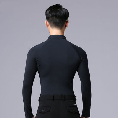 Camisa de Baile Latino para Hombre con Cuello Clásico - Image 8