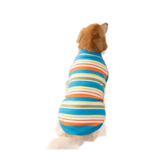 Suéter Rayado sin Mangas para Perros - Ropa de Otoño e Invierno para Golden Retriever y Mascotas - Image 10