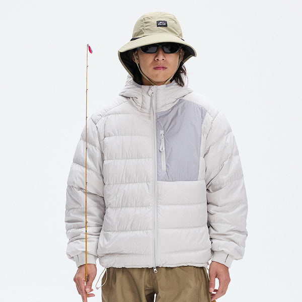 Chaqueta de Plumón Retro para Escalada - Estilo Casual Hombre