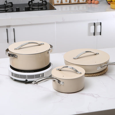 Set de Cocina Premium: Wok de Cerámica y Aluminio + Olla para Leche - Regalo Ideal - Image 7
